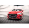Maxton Design spoiler pod přední nárazník ver.2 pro Audi A3 8Y, černý lesklý plast ABS
