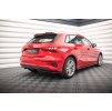 Maxton Design prodloužení spoileru pro Audi A3 8Y, černý lesklý plast ABS, Sportback