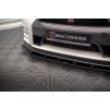 Maxton Design spoiler pod přední nárazník pro Nissan GT-R R35 Facelift, černý lesklý plast ABS