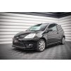 Maxton Design rohové spoilery pod přední nárazník pro Ford Fiesta ST Mk6, černý lesklý plast ABS