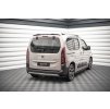 Maxton Design středový spoiler zadního nárazníku pro Citroen Berlingo Mk3, černý lesklý plast ABS