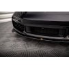 Maxton Design spoiler pod přední nárazník pro Porsche 911 992 Turbo S, černý lesklý plast ABS