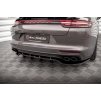 Maxton Design středový spoiler pod zadní nárazník s žebrováním pro Porsche Panamera 971 E-Hybrid, carbon-Look