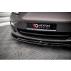 Maxton Design spoiler pod přední nárazník pro Porsche Panamera 970 Diesel, 970 Standard, černý lesklý plast ABS