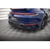 Maxton Design středový spoiler pod zadní nárazník s žebrováním v.2 pro Porsche 911 992 Carrera/Carrera S Aero, carbon-Look