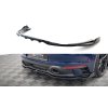 Maxton Design středový spoiler pod zadní nárazník s žebrováním v.2 pro Porsche 911 992 Carrera/Carrera S Aero, carbon-Look