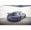 Maxton Design středový spoiler pod zadní nárazník s žebrováním v.1 pro Porsche 911 992 Carrera/Carrera S Aero, černý lesklý plast ABS
