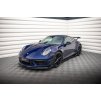 Maxton Design spoiler pod přední nárazník ver.2 pro Porsche 911 992 Carrera/Carrera S Aero, černý lesklý plast ABS