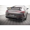 Maxton Design středový spoiler pod zadní nárazník s žebrováním pro Mercedes AMG GT 4 -Door Coupe GT 63S Aero, černý lesklý plast ABS
