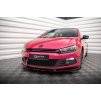 Maxton Design spoiler pod přední nárazník ver.3 pro Volkswagen Scirocco Mk3, černý lesklý plast ABS