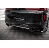 Maxton Design středový spoiler pod zadní nárazník s žebrováním pro BMW X6 M F96, černý lesklý plast ABS