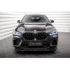 Maxton Design spoiler pod přední nárazník pro BMW X6 M F96, černý lesklý plast ABS