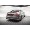 Maxton Design vložka zadního nárazníku pro Audi S8 D5, černý lesklý plast ABS