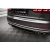 Maxton Design středový spoiler pod zadní nárazník pro Audi S8 D5, černý lesklý plast ABS