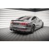 Maxton Design "Street Pro" difuzor zadního nárazníku pro Audi S8 D5, plast ABS bez povrchové úpravy, s černou a červenou linkou