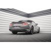 Maxton Design středový spoiler pod zadní nárazník s žebrováním pro Bentley Continental GT Mk3, černý lesklý plast ABS