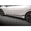 Maxton Design difuzory pod boční prahy pro Kia EV6 Mk1 GT-Line, černý lesklý plast ABS