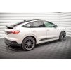 Maxton Design difuzory pod boční prahy pro Audi Q4 e-tron Mk1 Sportback, černý lesklý plast ABS
