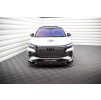 Maxton Design spoiler pod přední nárazník ver.2 pro Audi Q4 e-tron Mk1 Sportback, černý lesklý plast ABS