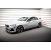 Maxton Design difuzory pod boční prahy ver.2 pro BMW řada 2 G42 M240i, G42 M-Pack, černý lesklý plast ABS