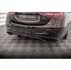 Maxton Design středový spoiler pod zadní nárazník s žebrováním pro Mercedes třída S W223 AMG-Line, carbon-Look
