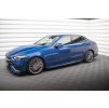 Maxton Design difuzory pod boční prahy pro Mercedes třída C W206 AMG-Line, carbon-Look