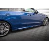Maxton Design difuzory pod boční prahy pro Mercedes třída C W206 AMG-Line, carbon-Look