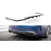 Maxton Design středový spoiler pod zadní nárazník s žebrováním pro Mercedes třída C W206 AMG-Line, carbon-Look