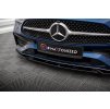 Maxton Design spoiler pod přední nárazník pro Mercedes třída C W206 AMG-Line, černý lesklý plast ABS
