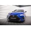 Maxton Design spoiler pod přední nárazník ver.2 pro Lexus ES F Sport Mk7, černý lesklý plast ABS