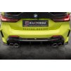 Maxton Design vložka zadního nárazníku ver.3 pro BMW řada 1 F40, černý lesklý plast ABS, M-Pack/M135i