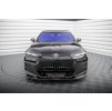 Maxton Design spoiler pod přední nárazník pro BMW řada 7 G70 M760e, G70 M-Pack, černý lesklý plast ABS