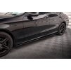 Maxton Design difuzory pod boční prahy pro Mercedes třída C W205 Facelift/43 AMG Sedan, W205 Facelift/AMG-Line/Sedan, černý lesklý plast ABS