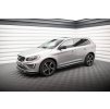 Maxton Design difuzory pod boční prahy pro Volvo XC60 Mk1 Facelift R-Design, černý lesklý plast ABS