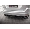 Maxton Design středový spoiler pod zadní nárazník pro Volvo XC60 Mk1 Facelift R-Design, černý lesklý plast ABS