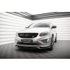 Maxton Design spoiler pod přední nárazník pro Volvo XC60 Mk1 Facelift R-Design, carbon-Look