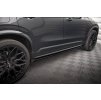 Maxton Design difuzory pod boční prahy pro Volvo XC90 Mk2 Facelift R-Design, černý lesklý plast ABS