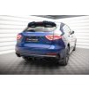 Maxton Design středový spoiler pod zadní nárazník s žebrováním pro Maserati Levante Mk1 GTS, černý lesklý plast ABS