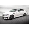 Maxton Design difuzory pod boční prahy pro Kia Optima Mk4 Facelift, černý lesklý plast ABS