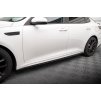Maxton Design difuzory pod boční prahy pro Kia Optima Mk4 Facelift, carbon-Look