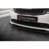 Maxton Design spoiler pod přední nárazník ver.2 pro Kia Optima Mk4 Facelift, černý lesklý plast ABS