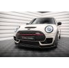 Maxton Design spoiler pod přední nárazník ver.2 pro Mini Clubman F54 Facelift John Cooper Works, černý lesklý plast ABS