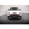 Maxton Design spoiler pod přední nárazník ver.2 pro Mini Clubman F54 Facelift John Cooper Works, černý lesklý plast ABS