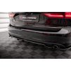 Maxton Design středový spoiler pod zadní nárazník s žebrováním v.2 pro Volvo V90 Mk2, carbon-Look