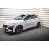 Maxton Design difuzory pod boční prahy s křidélky ver.1 pro Hyundai Kona N Mk1, černý lesklý plast ABS
