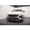 Maxton Design spoiler pod přední nárazník pro Hyundai Kona N Mk1, černý lesklý plast ABS