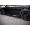 Maxton Design difuzory pod boční prahy ver.2 pro Mini Cooper R56 JCW, carbon-Look