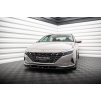 Maxton Design spoiler pod přední nárazník pro Hyundai Elantra Mk7, černý lesklý plast ABS