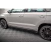 Maxton Design difuzory pod boční prahy pro Škoda Karoq MK1 Facelift Sportline, carbon-Look