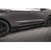 Maxton Design difuzory pod boční prahy pro Ford Edge Mk2 /Standard, černý lesklý plast ABS